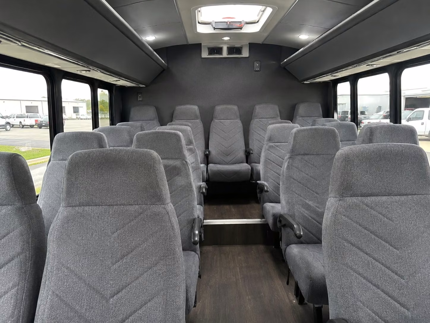 15 passenger minibus interior