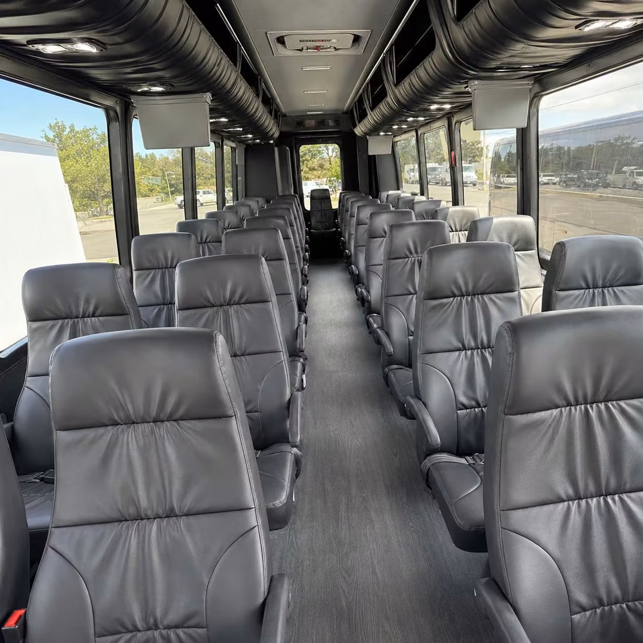 25 passenger minibus interior