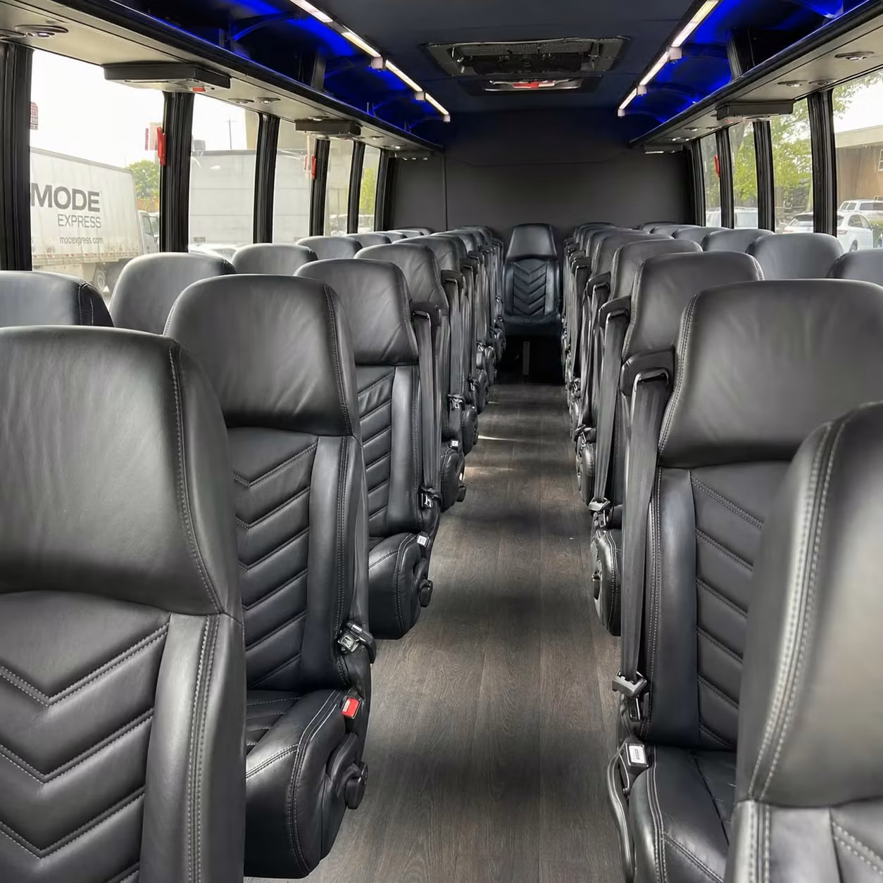 30 passenger minibus interior
