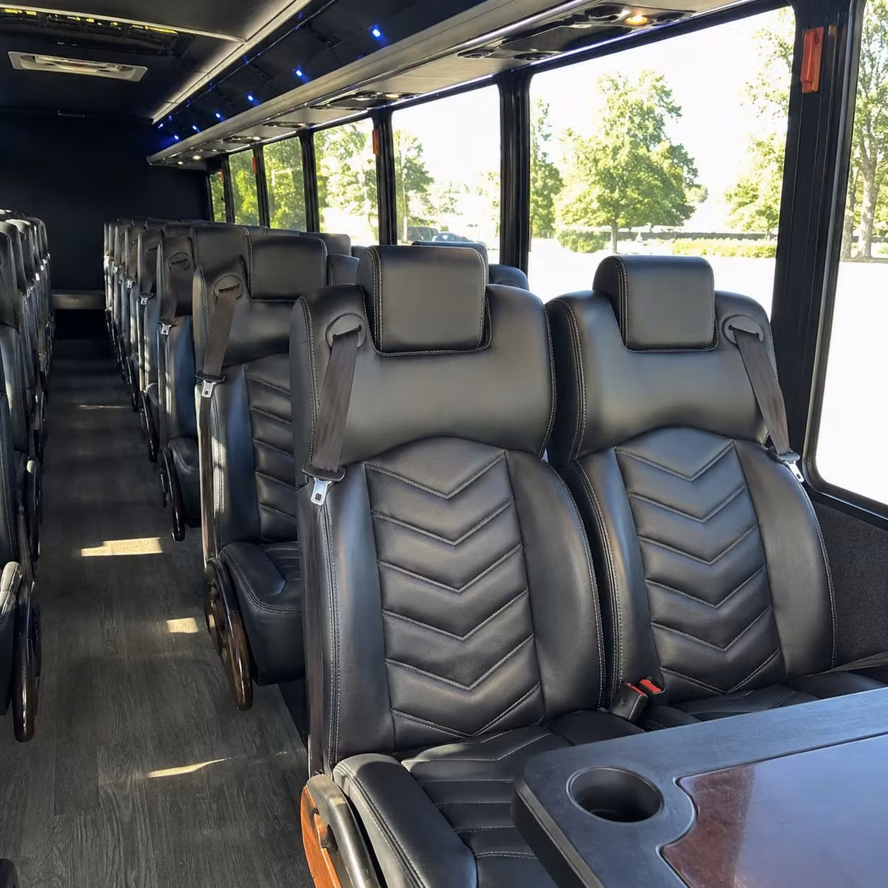 35 passenger minibus inside