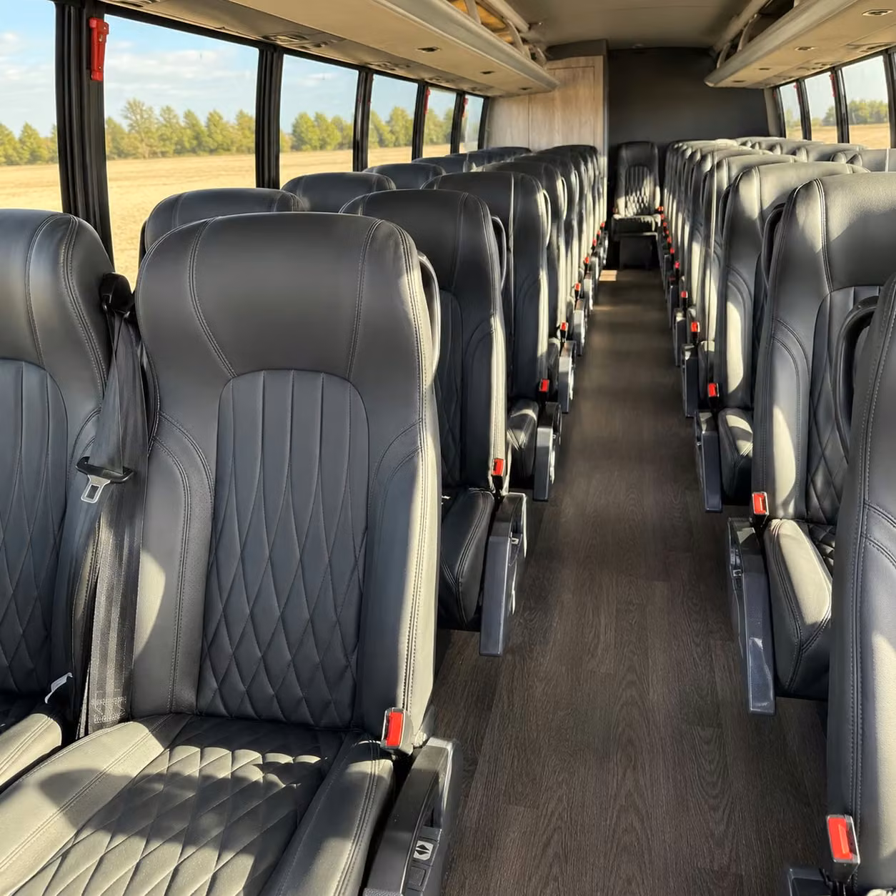35 passenger minibus interior
