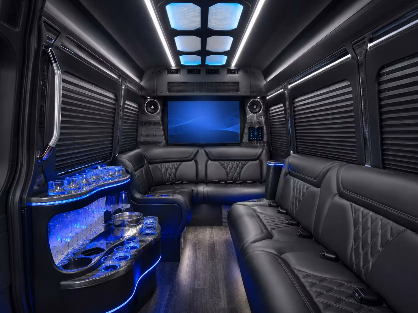 airport shuttle bus rentals for corporate groups flying into kansas city