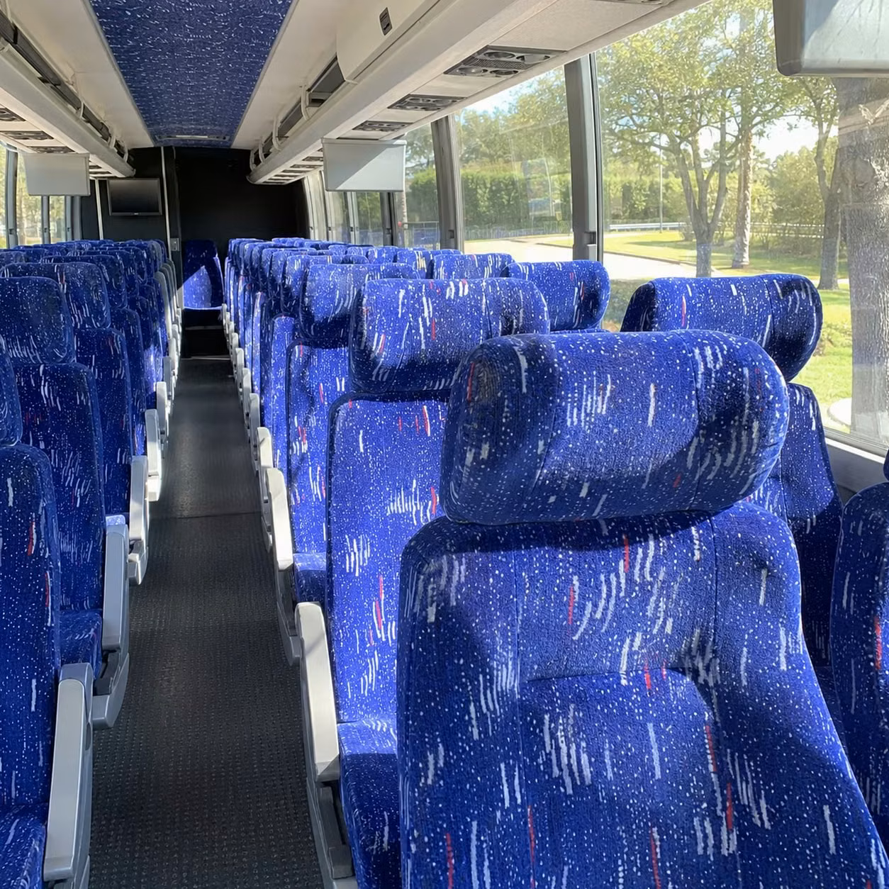 kansas city charter bus inside